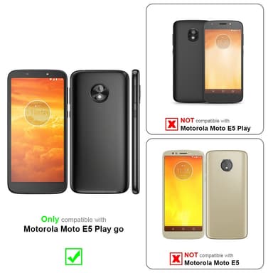 Motorola MOTO E5 PLAY GO Cover Etui Case (Lyserød)