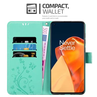 OnePlus 9 PRO Pungetui Cover Case (Turkis)