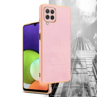 Samsung Galaxy M22 / M32 4G Cover Etui Case (Lyserød)