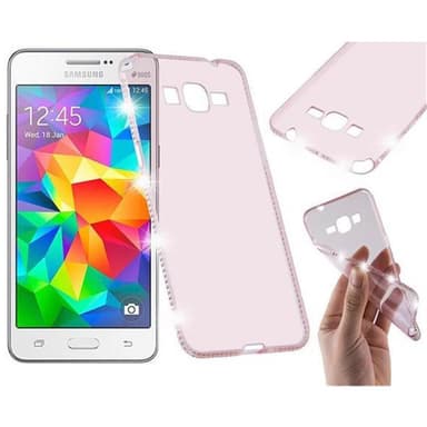 Samsung Galaxy GRAND PRIME Cover Etui Case (Lyserød)