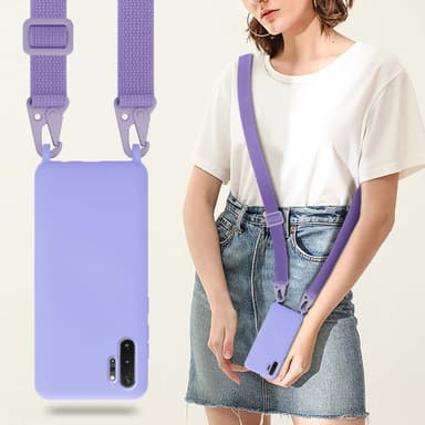 Samsung Galaxy NOTE 10 PLUS Etui Cover Kæde (Lilla)