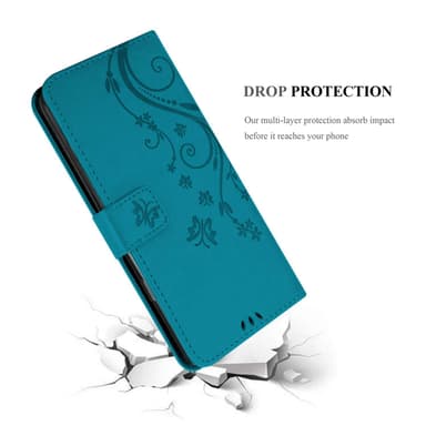 Google PIXEL 4A Pungetui Cover Case (Blå)