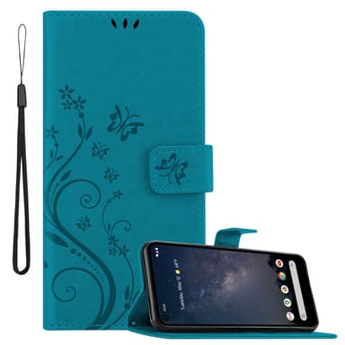 Google PIXEL 4A Pungetui Cover Case (Blå)