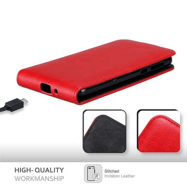 Nokia 2 2017 Pungetui Flip Cover (Rød)
