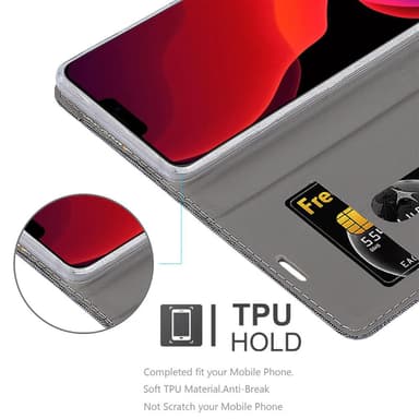 iPhone 12 MINI Pungetui Cover Case (Grå)