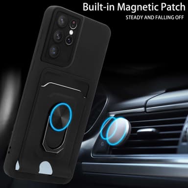 Samsung Galaxy S21 ULTRA Etui Kæde Cover(Sort)