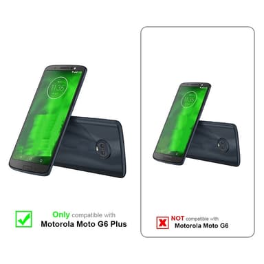 Motorola MOTO G6 PLUS Pungetui Cover Case (Lyserød)