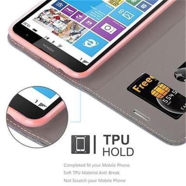 Nokia Lumia 1320 Pungetui Cover Case (Grå)