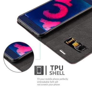 Honor 6C PRO Cover Etui Case (Brun)