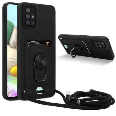 Samsung Galaxy A51 5G Etui Kæde Cover(Sort)