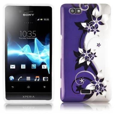 Sony Xperia M Etui Case Cover (Lilla)