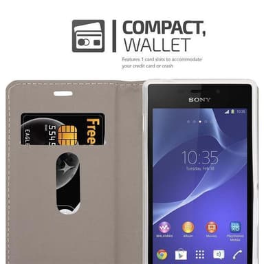 Sony Xperia M2 / M2 AQUA Pungetui Cover Case (Blå)