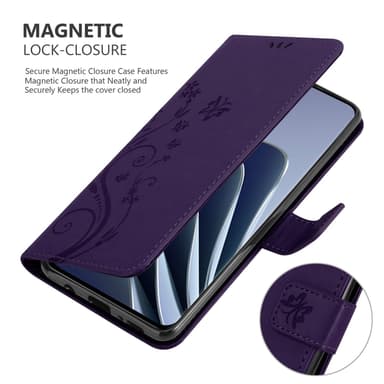 OnePlus 10 PRO 5G Pungetui Cover Case (Lilla)