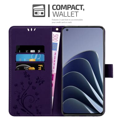 OnePlus 10 PRO 5G Pungetui Cover Case (Lilla)