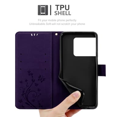 OnePlus 10 PRO 5G Pungetui Cover Case (Lilla)