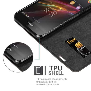 Sony Xperia Z Cover Etui Case (Brun)