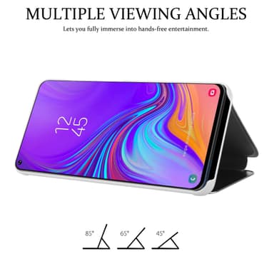 Samsung Galaxy A8s Pungetui Cover Case (Sølv)
