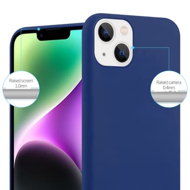 Cover iPhone 14 PLUS Etui Case (Blå)