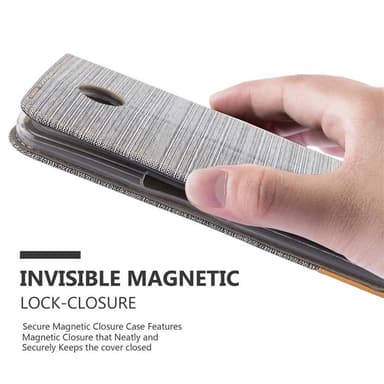 Motorola Google NEXUS 6 Pungetui Cover Case (Grå)