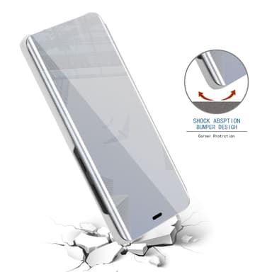 Samsung Galaxy A8s Pungetui Cover Case (Sølv)