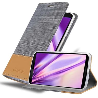 Motorola Google NEXUS 6 Pungetui Cover Case (Grå)