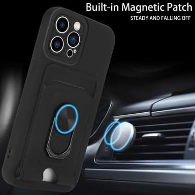 iPhone 14 PRO Etui Kæde Cover(Sort)