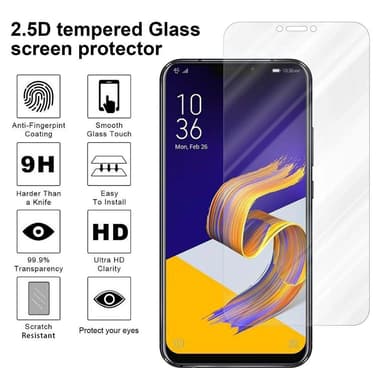 Asus ZenFone 5Z Skærmbeskytter Beskyttelsesglas