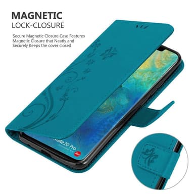 Huawei MATE 20 PRO Pungetui Cover Case (Blå)
