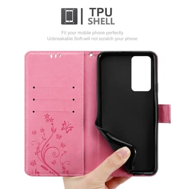 OnePlus 9RT 5G Pungetui Cover Case (Lyserød)