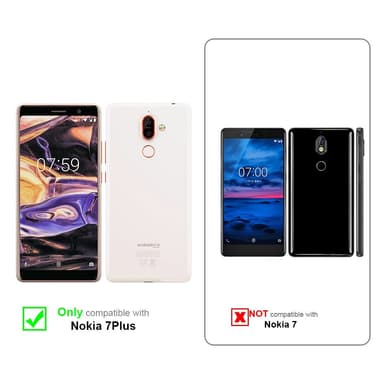 Nokia 7 PLUS Pungetui Cover Case (Blå)