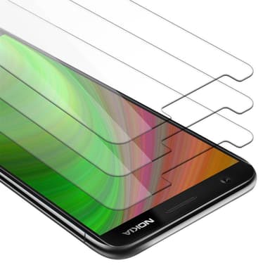 Nokia 3.1 3x Skærmbeskytter Beskyttelsesglas