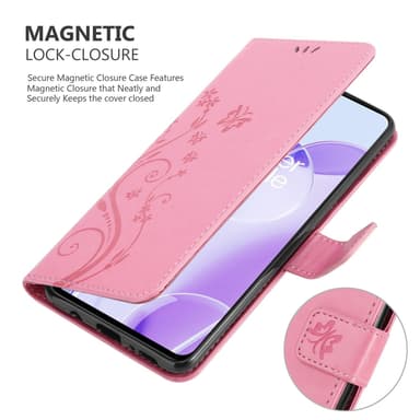 OnePlus 9RT 5G Pungetui Cover Case (Lyserød)