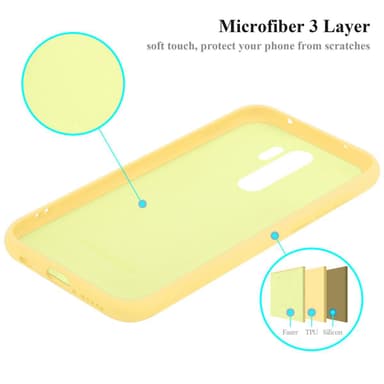Xiaomi RedMi NOTE 8 PRO Cover Etui Case (Gul)