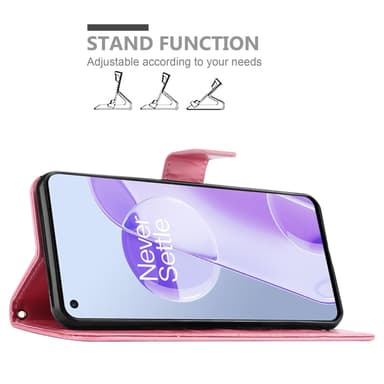 OnePlus 9RT 5G Pungetui Cover Case (Lyserød)