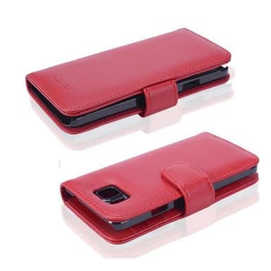 Samsung Galaxy ALPHA Pungetui Cover (Rød)