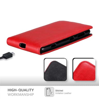 Nokia Lumia 625 Pungetui Flip Cover (Rød)