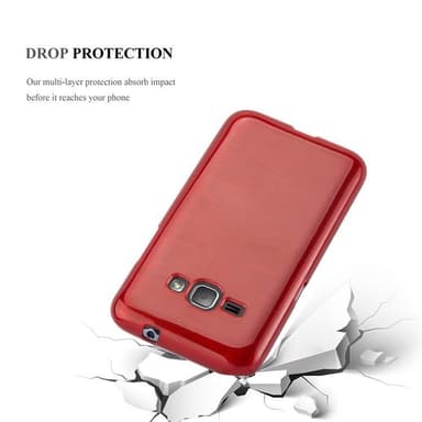Samsung Galaxy J1 2016 Cover Etui Case (Rød)