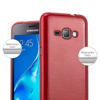 Samsung Galaxy J1 2016 Cover Etui Case (Rød)
