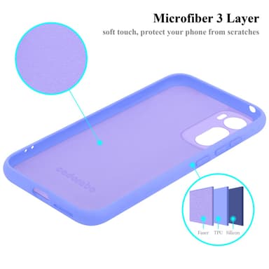 Motorola EDGE 30 Cover Etui Case (Lilla)