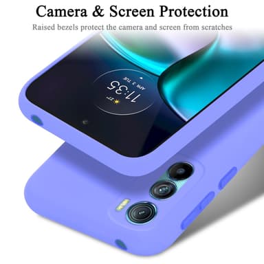 Motorola EDGE 30 Cover Etui Case (Lilla)