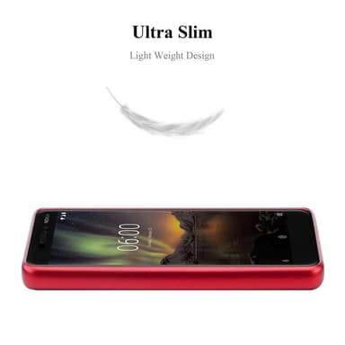 Nokia 6.1 Cover Etui Case (Rød)
