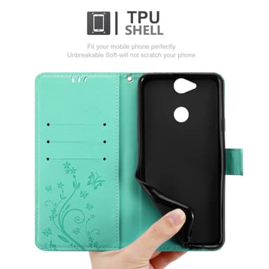 Sony Xperia XA2 Pungetui Cover Case (Turkis)
