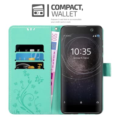 Sony Xperia XA2 Pungetui Cover Case (Turkis)