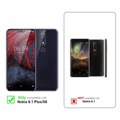 Cover Nokia 6.1 PLUS / X6 Etui Case (Lyserød)