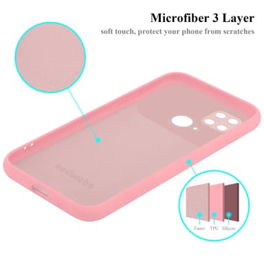 Xiaomi RedMi 10C / POCO C40 Cover Etui Case (Lyserød)
