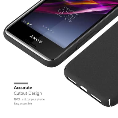 Sony Xperia E1 Cover Etui Case (Sort)
