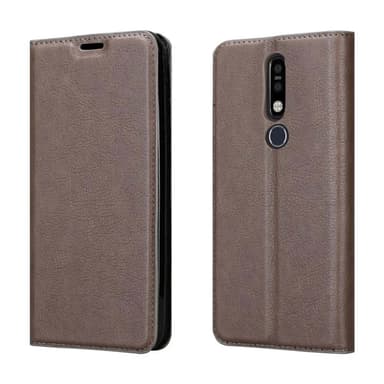 Nokia 8.1 Cover Etui Case (Brun)