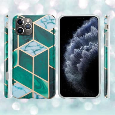 iPhone 11 PRO Pungetui Cover Case (Grøn)