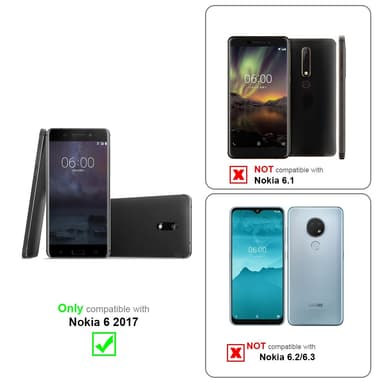 Nokia 6 2017 Cover Etui Case (Rød)
