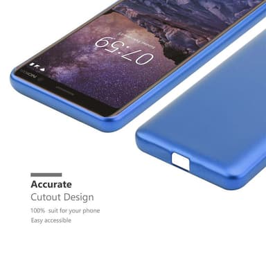 Nokia 7 PLUS Cover Etui Case (Blå)
